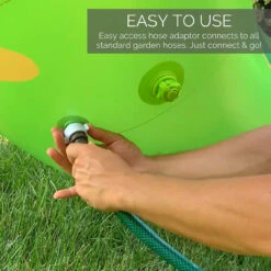 85" Neon Green Humongous Inflatable Dinosaur Outdoor Water Sprinkler -Aqua Play Land Zone 14002 4 21674.1681929843