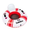 46" Inflatable Red And White Swimming Pool Inner Tube Float