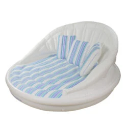70-Inches Inflatable White And Blue Striped Floating Swimming Pool Sofa Lounge Raft -Aqua Play Land Zone 303xjntklspdtsduvmalklqzkwsez285 58892.1667517227
