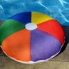 26" Beach Ball Multi-Color Round Flat Floating Swimming Pool Pillow