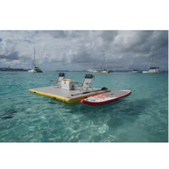 Inflatable Dock Solstice Drop Stitch, 6-feet -Aqua Play Land Zone 30805. 02469.1667519955