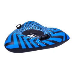 39" Inflatable Black And Blue Ride-On Pool Float Or Snow Tube