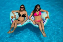 Inflatable Blue And Purple Masquerade Double Mesh Seat Swimming Pool Float,12-Inch -Aqua Play Land Zone 4czkkbfjwlunjppeuszzvtczfddfrvds 12442.1667642310