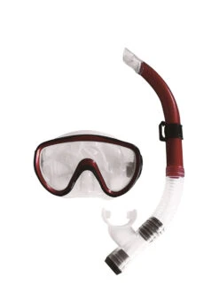 Red Scuba Mask And Snorkel Pool Set -Ages 14+