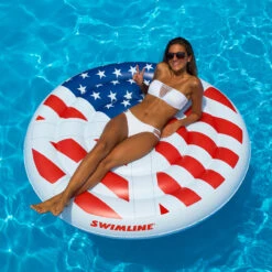 Red And Blue Stars, Stripes, Peace Sign Swimming Pool Float, 60-Inch -Aqua Play Land Zone 772ef95b 8e0d 4a73 8c87 f4036ff4e3af 2.a40033868410b4174c2773c5fcd17d6a 47581.1667591954