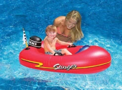 48-Inch Inflatable Red And Black Stinger Speedboat Swimming Pool Raft 5 48-Inch Inflatable Red And Black Stinger Speedboat Swimming Pool Raft -Aqua Play Land Zone 8belovckcf4yemwagxw9cna0ritto4ea 11028.1667597115