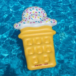72" Inflatable Ice Cream Cone Swimming Pool Lounge Raft 6 72" Inflatable Ice Cream Cone Swimming Pool Lounge Raft -Aqua Play Land Zone 9064220icecream20item20only 25471.1667597490