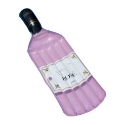 94" Pink Rose Bottle Inflatable Swimming Pool Lounge Float -Aqua Play Land Zone 90654 2 52603.1667540247