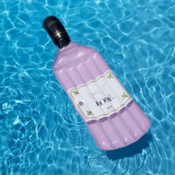 94" Pink Rose Bottle Inflatable Swimming Pool Lounge Float -Aqua Play Land Zone 90654 6 84271.1667540247