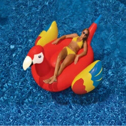 93" Inflatable Yellow And Red Scarlet Macaw Novelty Swimming Pool Raft -Aqua Play Land Zone ainbh2yjoj4xska2wrcoxsmokm4se3ie 44538.1667597486