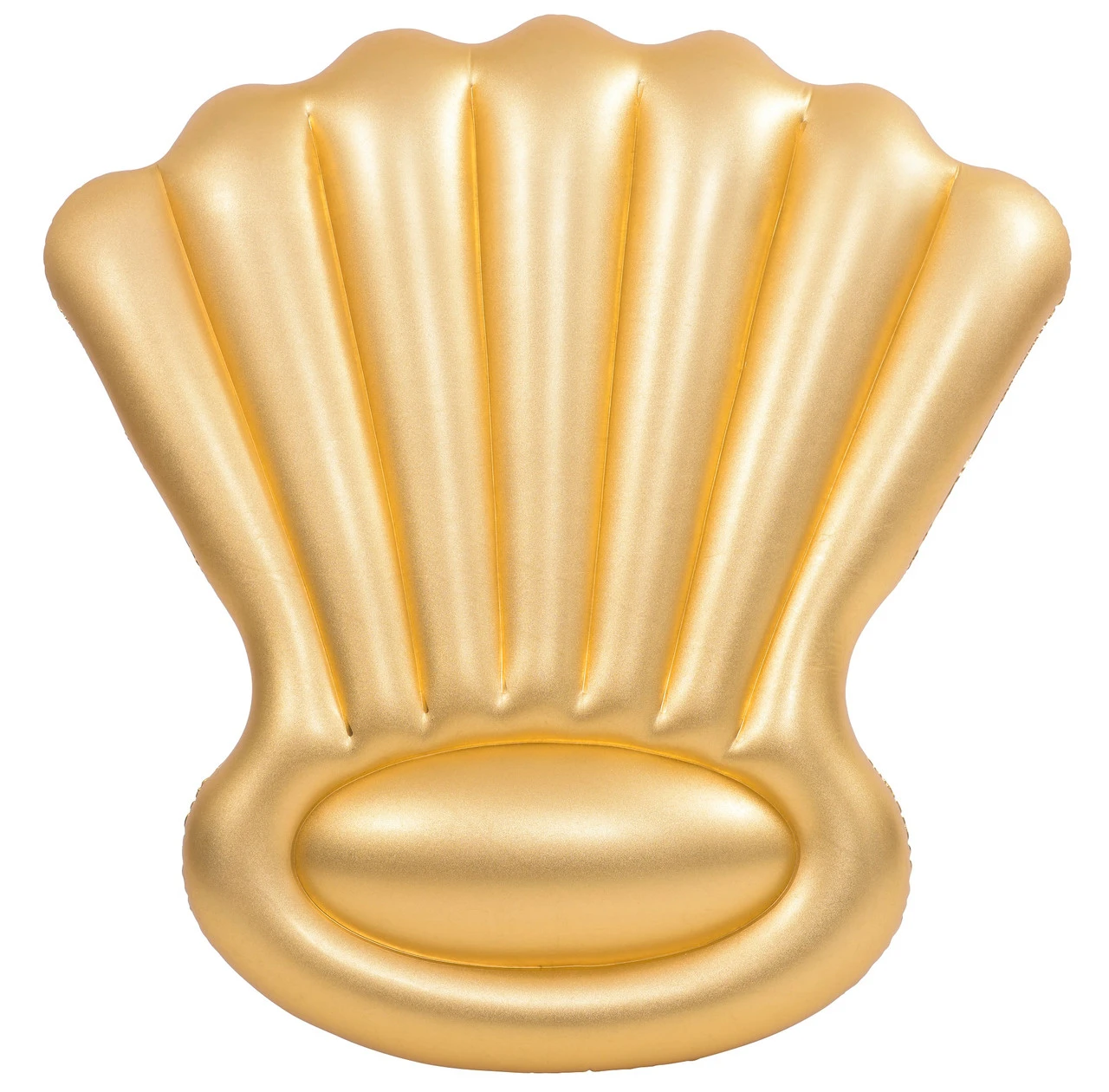 6' Inflatable Golden Shell Swimming Pool Float 1 6' Inflatable Golden Shell Swimming Pool Float