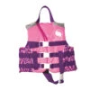 Pink And Purple Floral Swimming Pool Vest Life Jacket - Up To 90lbs
