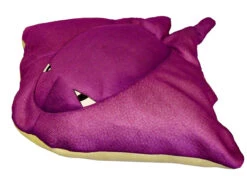 30" Cruz Seaside Rider Stuffed Floating Stingray Swimming Pool Pillow