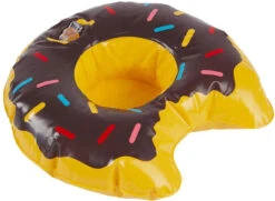 Set Of 3 Inflatable Donut Pool Beverage Drink Holder Rings 19" -Aqua Play Land Zone dsmif 50886 3 39337.1667636358