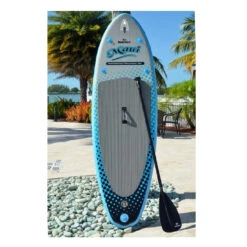 Inflatable Maui Stand-up Blue Paddle Board 96” -Aqua Play Land Zone dswim2035596 3 26365.1667582096
