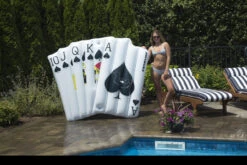 79" Inflatable White And Black Royal Flush Mattress Pool Float -Aqua Play Land Zone e6vyf0bg9fmqp4oaxzpcpy8b7r83w11s 04454.1667516570