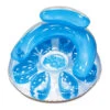 48.5" Inflatable Blue Water Pop Circular Swimming Pool Lounger