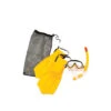 6" Yellow Caribbean Junior Swimming Pool Scuba Snorkeling Medium Set