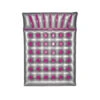 78" Inflatable Silver And Hot Pink Swimming Pool Double Mattress Float