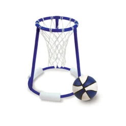 23" Blue And White Pro Action Water Or Swimming Pool Basketball