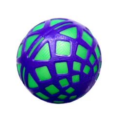 7.5" Reactorz Purple And Green Light-Up Playground Ball