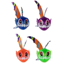 4-Piece Light Up Piranha Fish Dive Toy Set