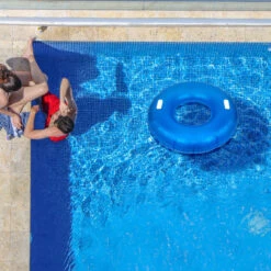 42" Blue Sparkle Inflatable Swimming Pool Tube Ring Float -Aqua Play Land Zone northlight20dg9175520b artwork201 20416.1686252987