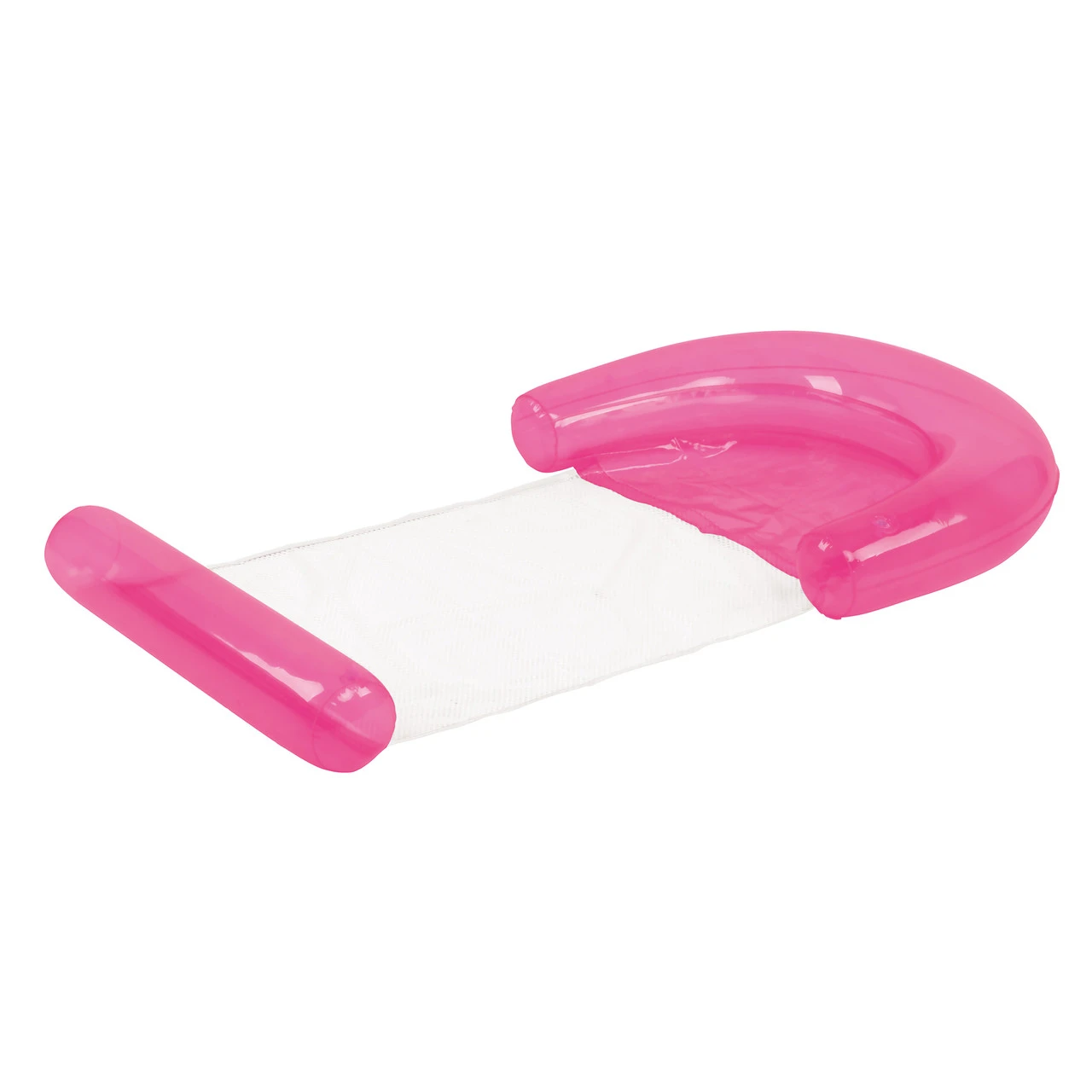 54.75" Neon Pink Inflatable Water Hammock Swimming Pool Lounger 1 54.75" Neon Pink Inflatable Water Hammock Swimming Pool Lounger