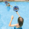 14.75" Blue And White Smash 'N' Splash Paddle Ball Swimming Pool Game