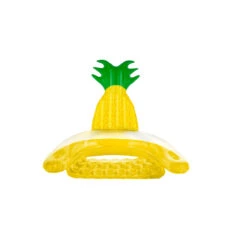 60" Inflatable Pineapple Swimming Pool Sling Chair Pool Float