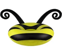 Black And Yellow Bumblebee Swimming Pool Party Inner Tube, 48-Inch
