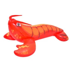 51" Inflatable Red Lobster Swimming Pool Rider Float