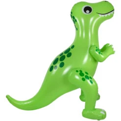 6.75' Inflatable Green Jumbo Dinosaur Water Sprayer -Aqua Play Land Zone pool20central jl2097261 2 60583.1686006325