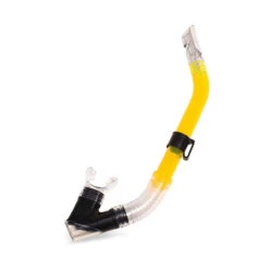 20" Yellow And Black Center-Mount Swimming Pool Training Snorkel