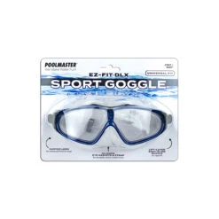 7" Blue EZ Fit DLX Sport Goggles Swimming Pool Accessory For Adults And Children -Aqua Play Land Zone pool 94971 secondary 06431.1667600153