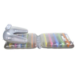 Inflatable Gray Folding Swimming Pool Chaise Lounge, 75-Inch -Aqua Play Land Zone poolcentral jl027125npf 2 92631.1667585706