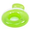46.5" Green Inflatable Inner Tube Pool Float With Backrest