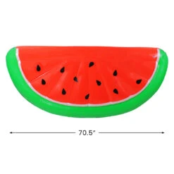 5.75' Inflatable Red And Green Jumbo Watermelon Slice Lounge Pool Float 5 5.75' Inflatable Red And Green Jumbo Watermelon Slice Lounge Pool Float -Aqua Play Land Zone poolcentral jl37494 2 93411.1667640008