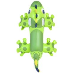 46.5" Inflatable Green Spotted Dinosaur Ride-On Pool Float -Aqua Play Land Zone poolcentral jl 35001 05 49915.1686005927