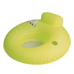 Inflatable Yellow Inner Tube Water Sofa Swimming Pool Lounger Float - 48-Inch