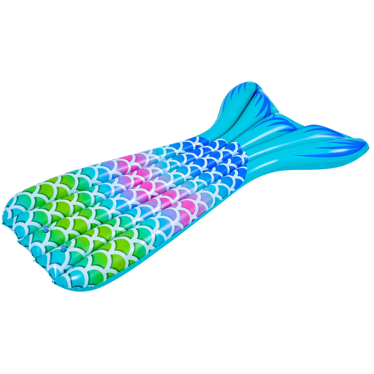 5.75' Blue And Green Mermaid Tail Swimming Pool Float 1 5.75' Blue And Green Mermaid Tail Swimming Pool Float