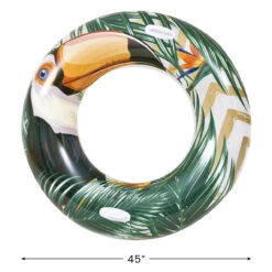 45" Tropical Toucan Inner Tube Pool Float -Aqua Play Land Zone poolcentral jl 37598 toucan 04 71850.1686310983