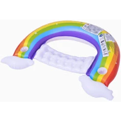 58" Inflatable Rainbow Swimming Pool Lounge Chair -Aqua Play Land Zone poolcentral jl 37606 05 81053.1686005940