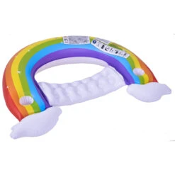 58" Inflatable Rainbow Swimming Pool Lounge Chair -Aqua Play Land Zone poolcentral jl 37606 06 02934.1686005940