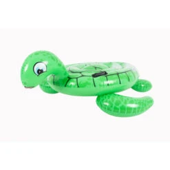 4.5' Inflatable Green Sea Turtle Pool Float With Handles -Aqua Play Land Zone poolcentral jl 37611 04 60632.1686005937