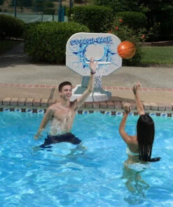 16' SplashBack Basketball And Volleyball Combo Swimming Pool Game -Aqua Play Land Zone poolmaster2072845.3 74871.1667554573