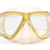 5.5" Yellow And Clear Newport Mask Swimming Pool Accessory