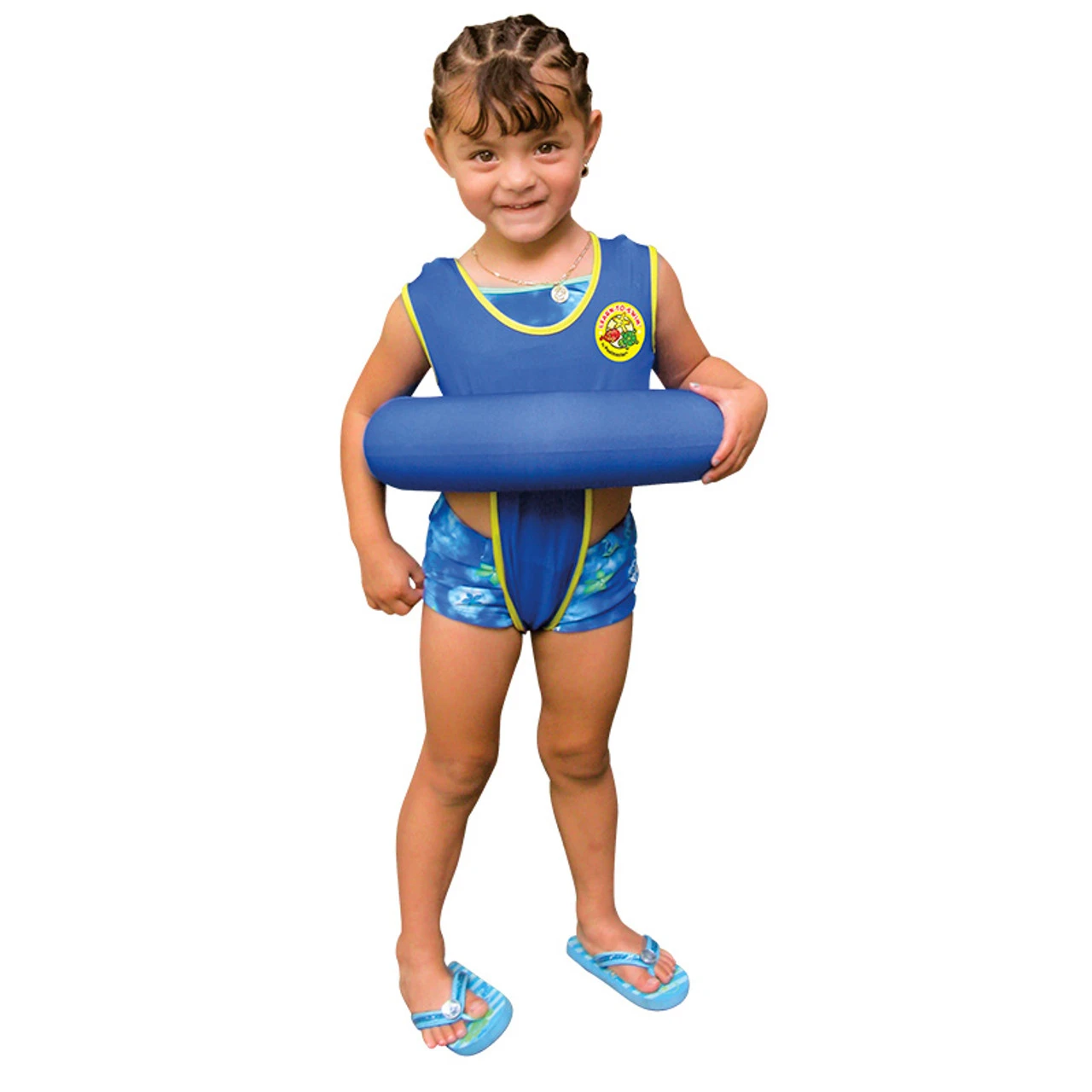 Blue Learn To Swim Children's Swimming Beginner Vest Tube Trainer 2 Blue Learn To Swim Children's Swimming Beginner Vest Tube Trainer - Image 2