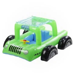 41" Green Swimming Pool All Terrain Vehicle Float For Children