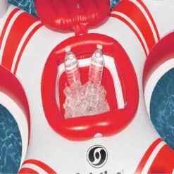 88" Super Chill Swimming Pool Duo Inner Tube With Cooler -Aqua Play Land Zone swim 1700220superchill20duo20vertical20silo20highres 68516.1667597102